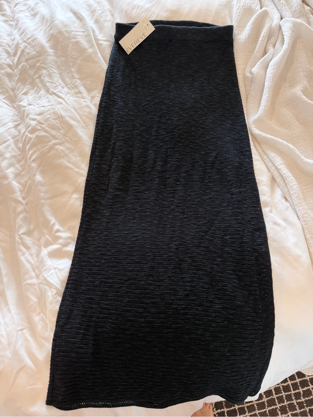 Z Supply Black Maxi Knit Skirt